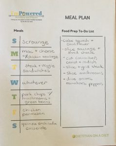 budget meal plan