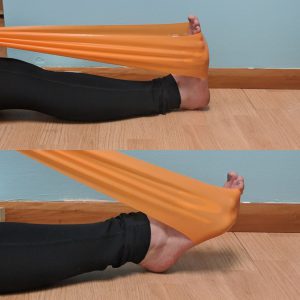 ankle flexion exercise for backpacking